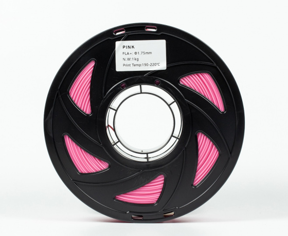 Фото 5 - Рожевий PLA Plus (ПЛА плюс) пластик філамент для 3D принтера 1кг, 1.75мм, 330м Filament