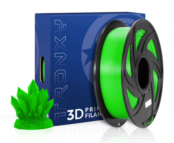 Фото 4 - Зелений ABS філамент (пластик) для 3D принтера 1кг, 1.75мм, 330м Tronxy