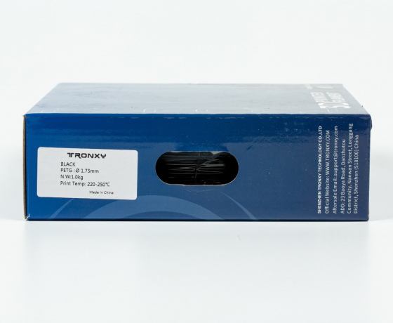 Фото 5 - Чорний PETG пластик Tronxy для 3D принтера 330m | 1 кг | 1,75 мм