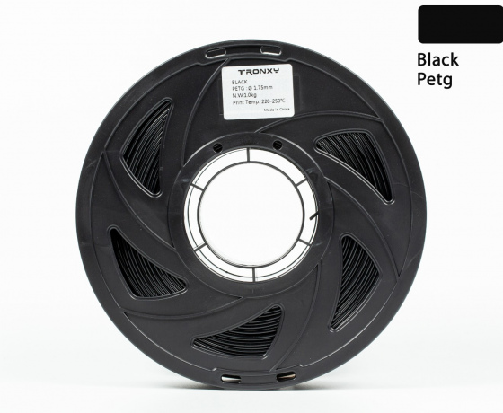 Фото 6 - Чорний PETG пластик Tronxy для 3D принтера 330m | 1 кг | 1,75 мм