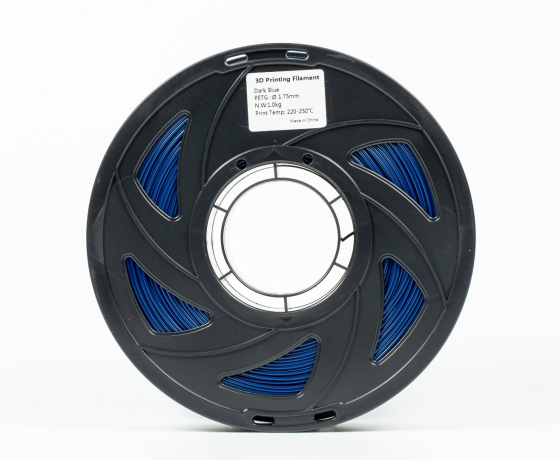 Фото 5 - PETG філамент (пластик) для 3D принтера Темно-синій 1кг, 1.75мм, 330м