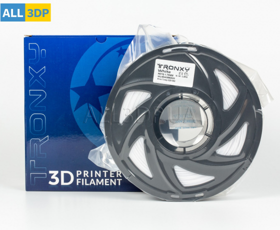 Фото 5 - Белый PETG пластик Tronxy для 3D-принтера 340m | 1 кг | 1,75 мм