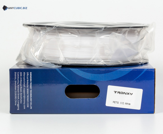 Фото 4 - Белый PETG пластик Tronxy для 3D-принтера 340m | 1 кг | 1,75 мм
