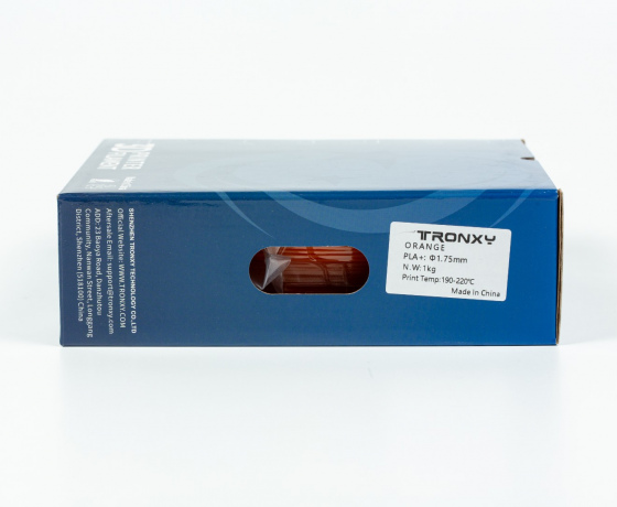 Фото 5 - Оранжевый PLA пластик Tronxy для 3D принтера 340m | 1 кг | 1,75 мм