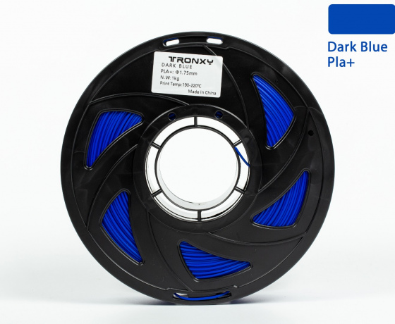 Фото 6 - Темно-синий PLA пластик Tronxy для 3D принтера 340м 1 кг | 1,75 мм