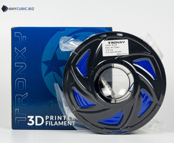 Фото 3 - Темно-синий PLA пластик Tronxy для 3D принтера 340м 1 кг | 1,75 мм