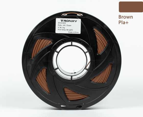 Фото 6 - Коричневый PLA пластик Tronxy для 3D принтера 340m | 1 кг | 1,75 мм