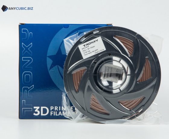 Фото 2 - Коричневый PLA пластик Tronxy для 3D принтера 340m | 1 кг | 1,75 мм