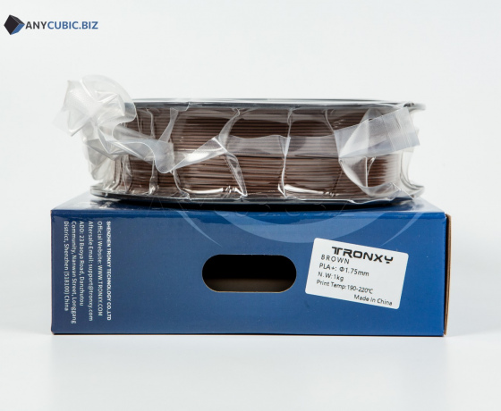 Фото 3 - Коричневый PLA пластик Tronxy для 3D принтера 340m | 1 кг | 1,75 мм