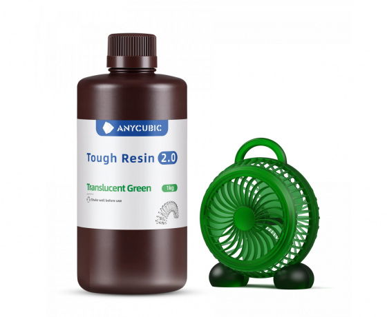 Фото 2 - Tough Resin 2.0 Зелений (напівпрозорий)