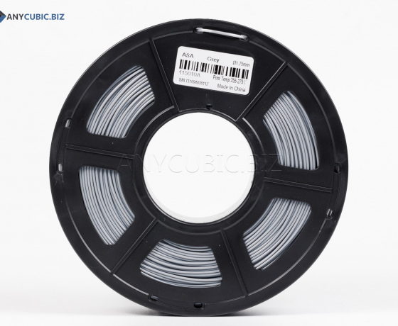 Фото 4 - ASA серый Anycubic Ø1,75 мм Вес: 1 кг