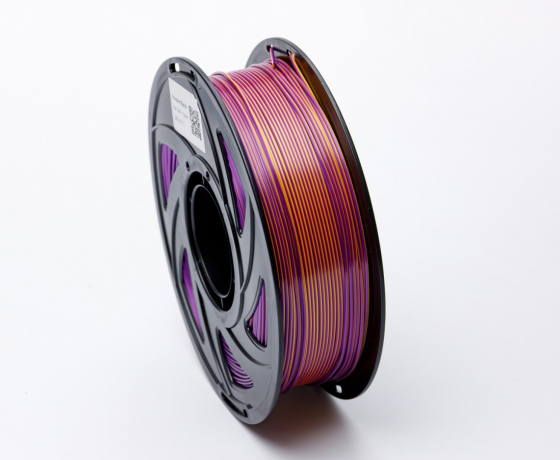Фото 4 - Пурпурний Золотий Пла Пластик Шовковий | PLA SILK Purple Gold 1кг | 1.75мм | 330м