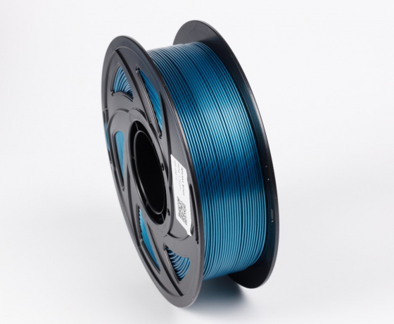 Фото 2 - Синий Металлик PETG пластик для 3D принтера PETG Filament Metal blue 1кг | 1.75мм | 330м
