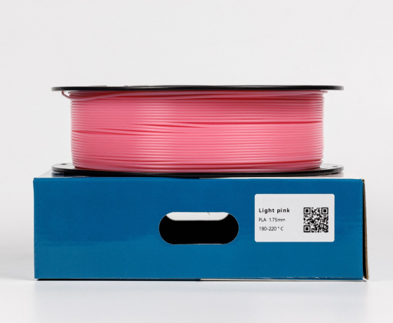 Фото 2 - Светло-розовый PLA пластик для 3D принтера Pla Light pink 1кг 1.75мм | 330м