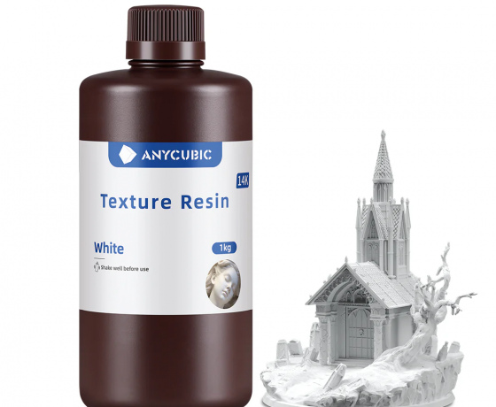 Фото 3 - Текстура фотополімерна смола біла Anycubic