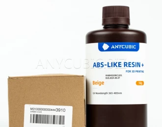 Тілесна Світло-бежева Aбс-подібна Фотополімерна смола+ | Anycubic ABS-Like Resin+ Beige 1кг