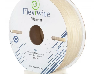 PLA пластик Plexiwire для 3D принтера натуральный 400м/1.185кг/1.75мм