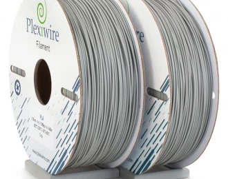 PLA пластик Plexiwire для 3D принтера серый 400м/1.185кг/1.75мм